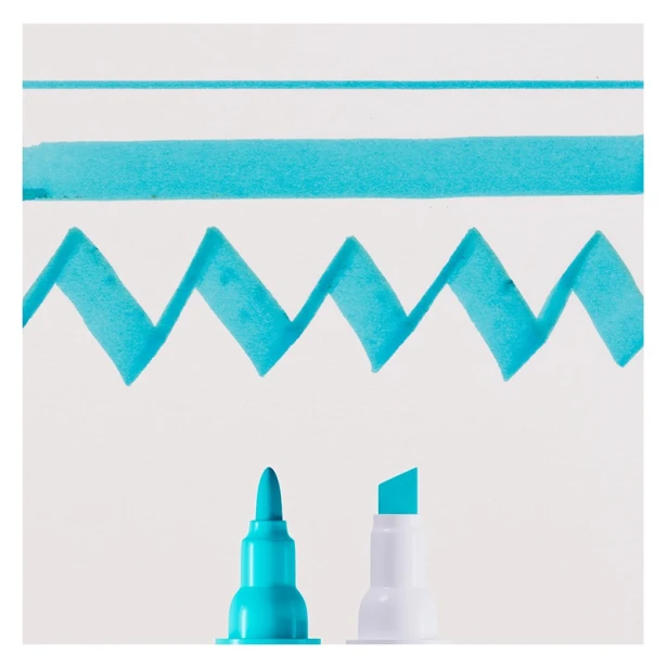 522 Turquoise Blue, pisak Ecoline Duo Tip, Talens