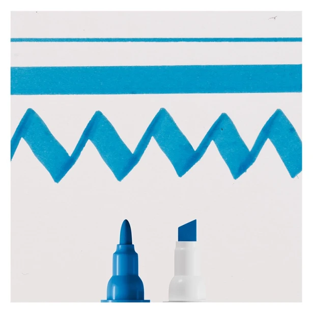 506 Ultramarine Deep, pisak Ecoline Duo Tip, Talens