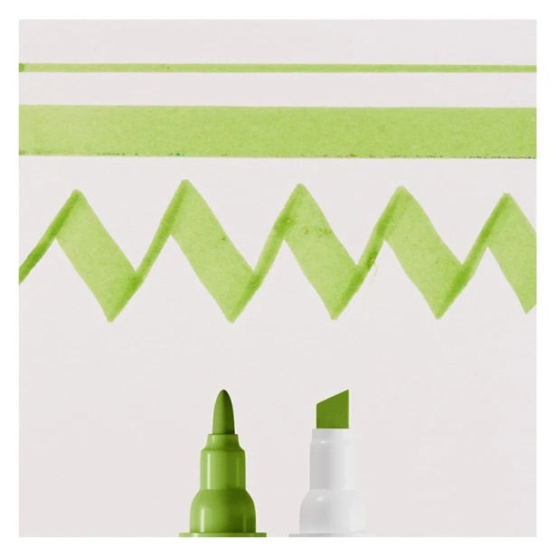 657 Bronze Green, pisak Ecoline Duo Tip, Talens