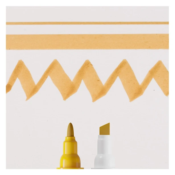 227 Yellow Ochre, pisak Ecoline Duo Tip, Talens