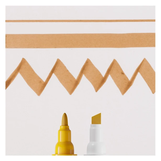 407 Deep Ochre, pisak Ecoline Duo Tip, Talens