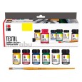 Textile farby do tkanin jasnych Marabu 6 x 15 ml