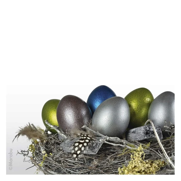 Metallic Easter Box, zestaw do malowania pisanek Marabu