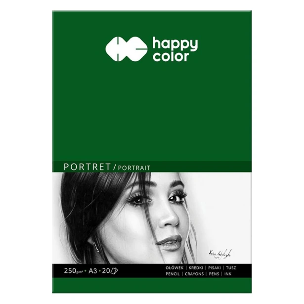 Blok do portretów Happy Color A3, 20 ark.