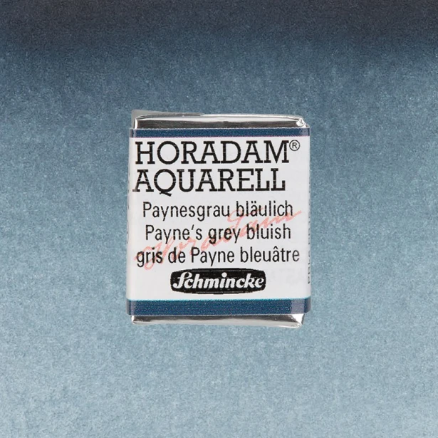 787 Payne's Grey Bluish, akwarela półkostka Horadam Schmincke