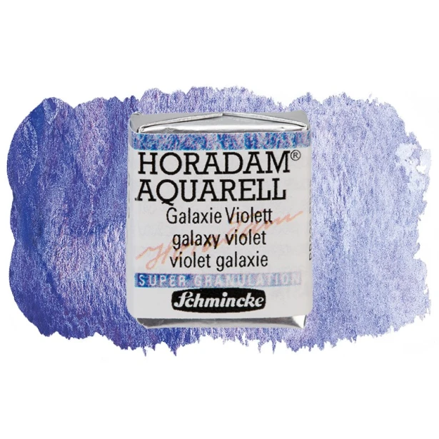972 Galaxy Violet, akwarela półkostka Horadam Schmincke