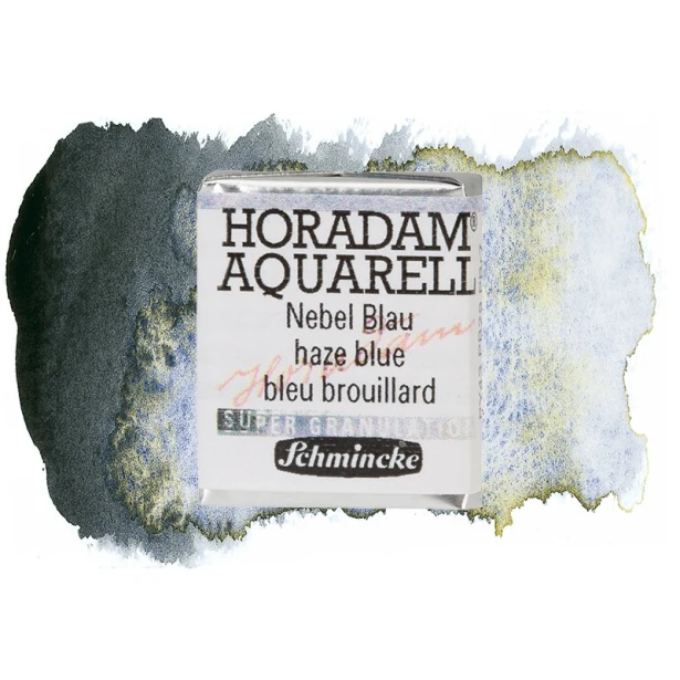 967 Haze Blue, akwarela półkostka Horadam Schmincke