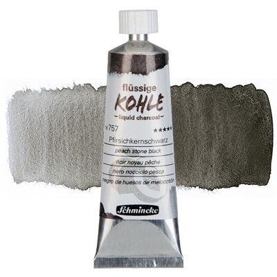 Trio Liquid Charcoal, węgiel w tubce Schmincke 3 x 5 ml