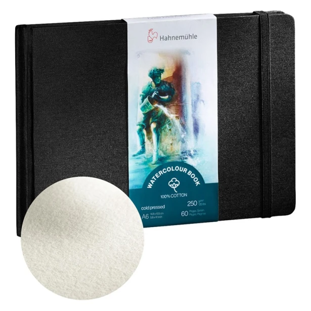 Watercolur Book Hahnemuhle, twarda oprawa, 250 g/m, A6