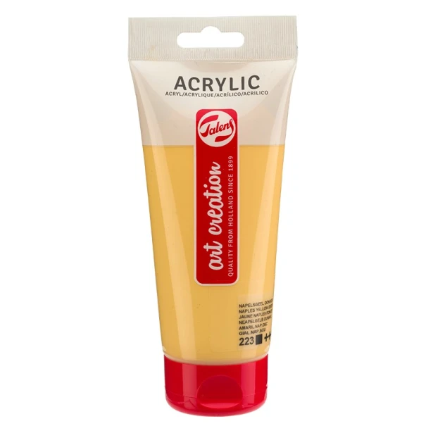 223 Naples Yellow Deep, farba akrylowa ArtCreation, 200 ml