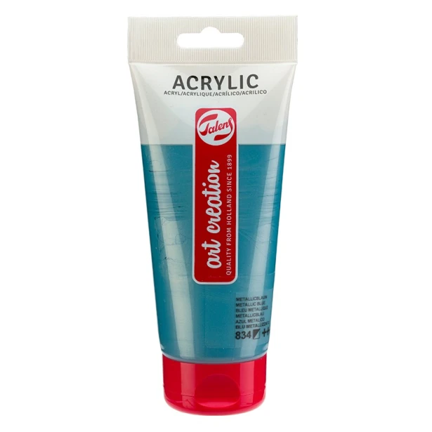 834 Metallic Blue, farba akrylowa ArtCreation, 200 ml