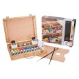 Farby olejne Talens Van Gogh, zestaw 10 x 40ml, kaseta drewniana