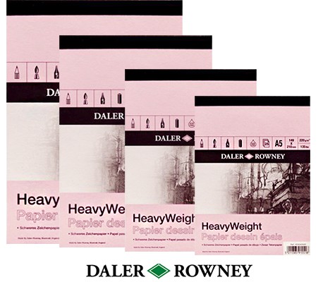 Blok rysunkowy Daler Rowney - Smooth, 25 kartek A2, 220g