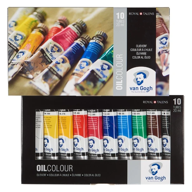 Farby olejne Van Gogh, zestaw 10 x 20ml