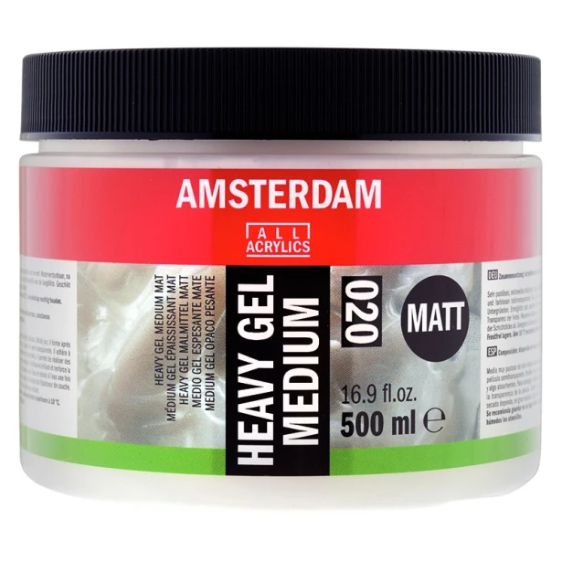 020 Matt heavy gel, ciężki żel matowy Amsterdam, 500 ml