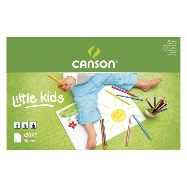 Blok rysunkowy Little Kids Canson,  A2, 90 g/m²