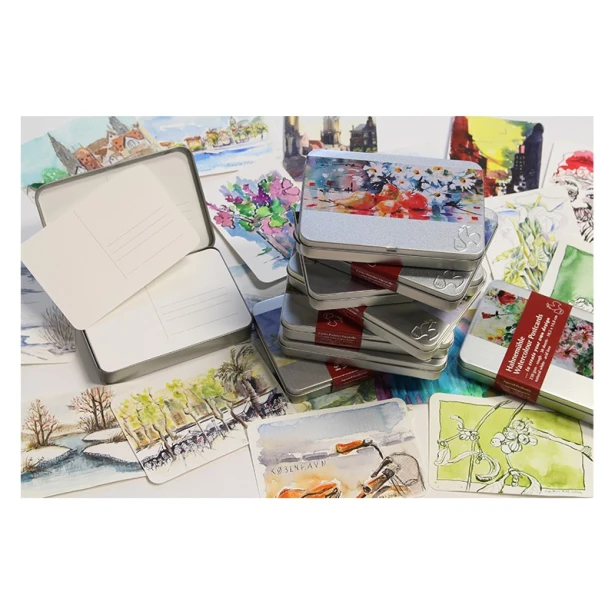 Pocztówkowy papier akwarelowy w etui Hahnemuhle, 30 ark, 230 g/m²
