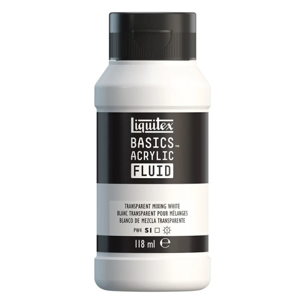 430 Transparent Mixing White, Basics Acrylic Fluid Liquitex 118 ml