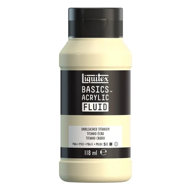 434 Unbleached Titanium, Basics Acrylic Fluid Liquitex 118 ml