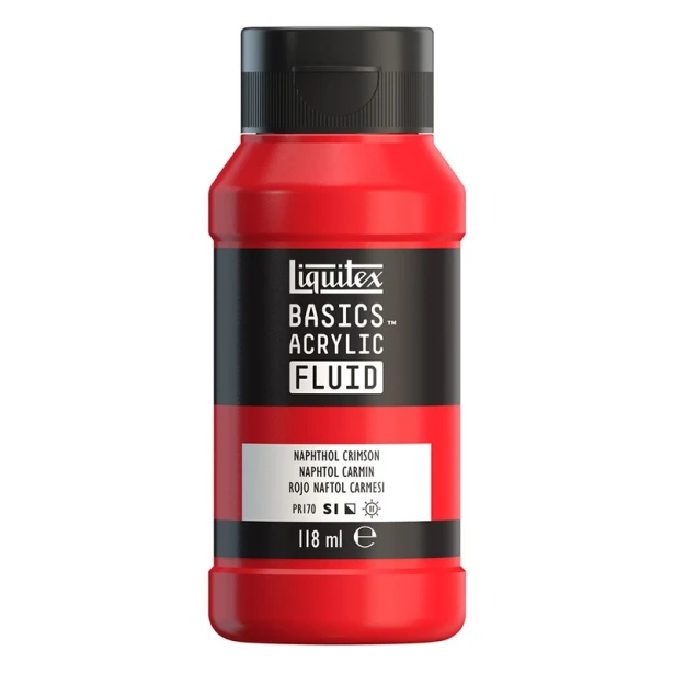292 Naphthol Crimson, Basics Acrylic Fluid Liquitex 118 ml