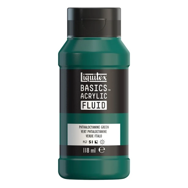 317 Phthalo Green, Basics Acrylic Fluid Liquitex 118 ml