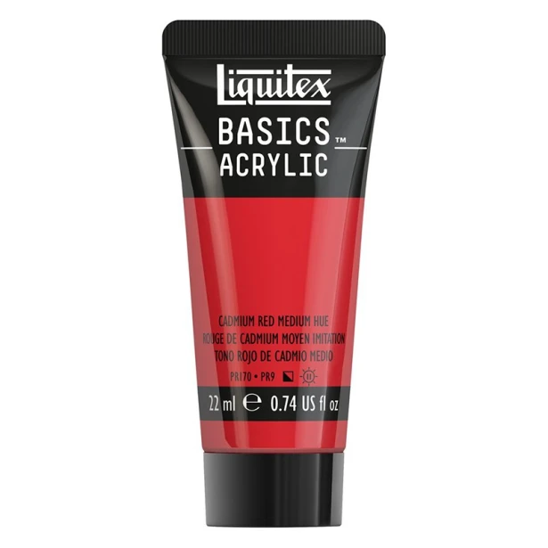 151 Cadmium red medium hue, farba akrylowa Liquitex 22 ml