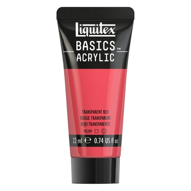 047 Transparent red, farba akrylowa Liquitex 22 ml