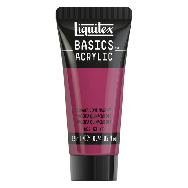 114 Quinacridone magenta, farba akrylowa Liquitex 22 ml
