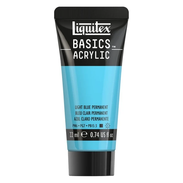 770 Light blue permanent, farba akrylowa Liquitex 22 ml