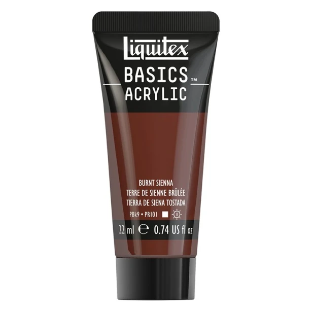 127 Burnt sienna, farba akrylowa Liquitex 22 ml
