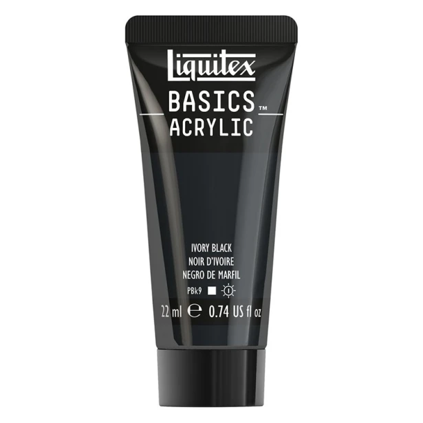 244 Ivory black, farba akrylowa Liquitex 22 ml