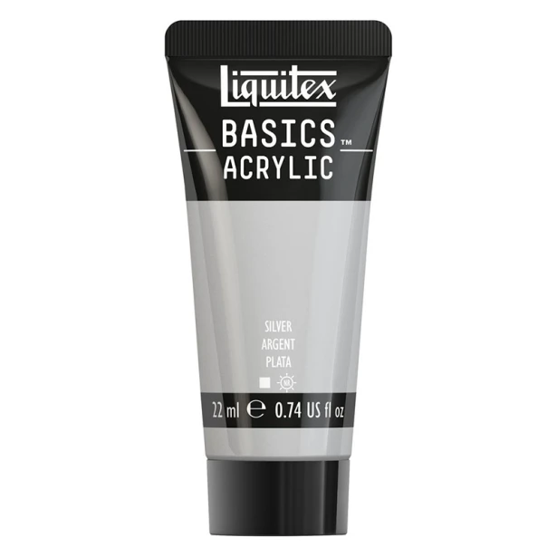 052 Silver, farba akrylowa Liquitex 22 ml