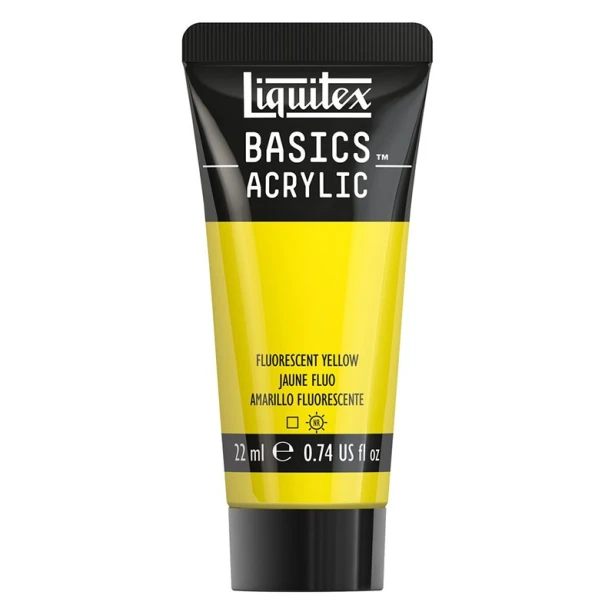 981 Fluo yellow, farba akrylowa Liquitex 22 ml
