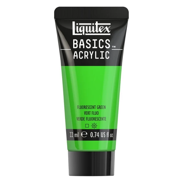 985 Fluo green , farba akrylowa Liquitex 22 ml