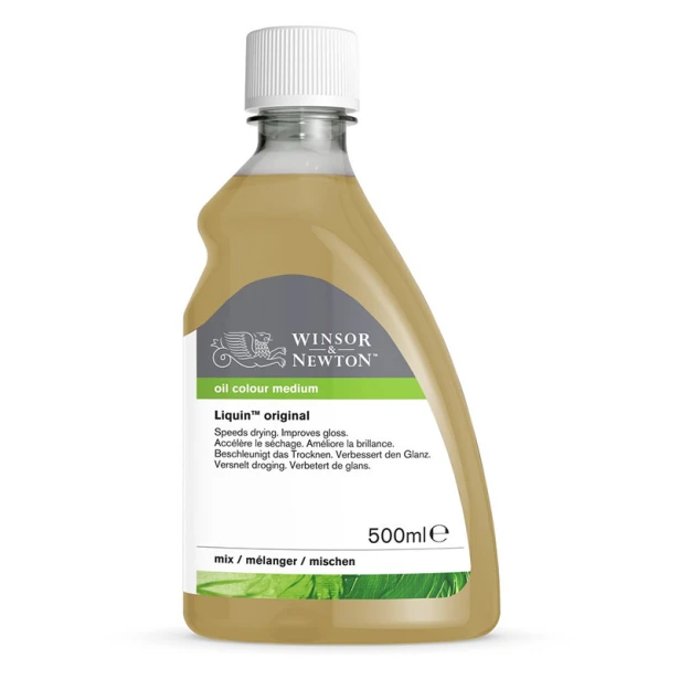 Liquin original W&amp;N, medium szybkoschnące do farb olejnych 500ml
