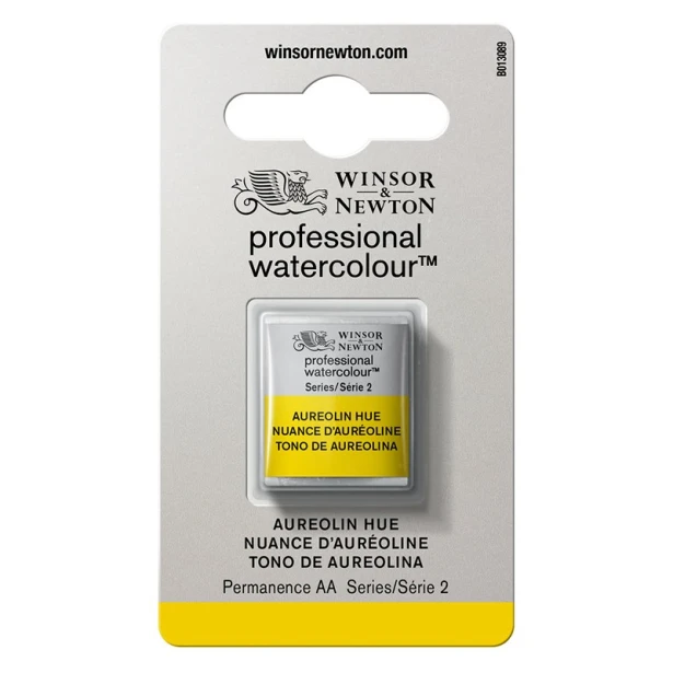 417 Aureolin Hue, akwarela Professional, półkostka