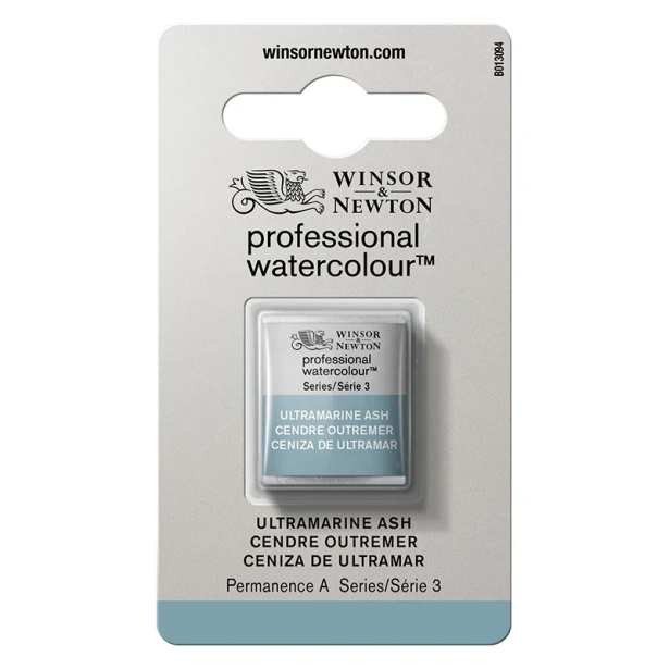 424 Ultramarine Ash, akwarela Professional, półkostka