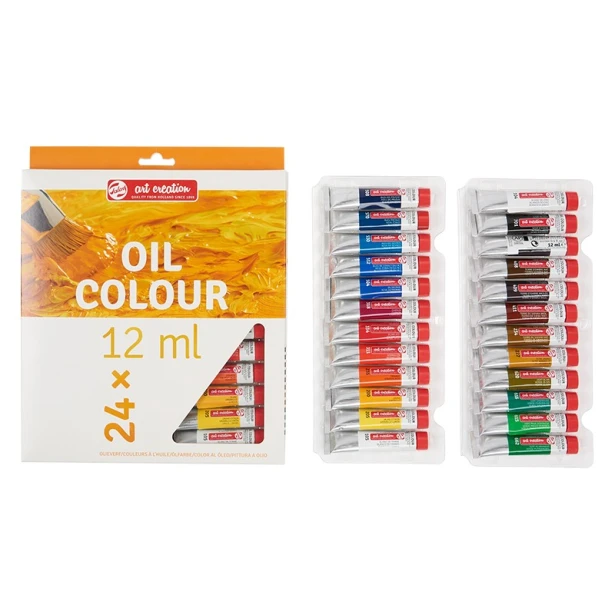Farby olejne Art Creation Talens, zestaw 24 x 12ml