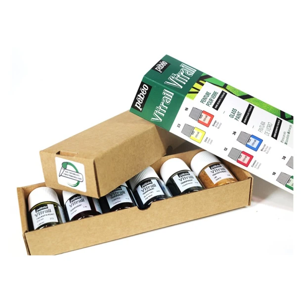 Farby witrażowe Vitrail, Pebeo, 6x20ml