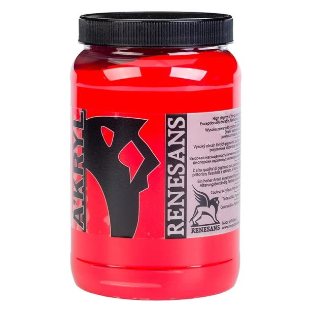 8 Cynober, farba akrylowa A'kryl Renesans 500 ml