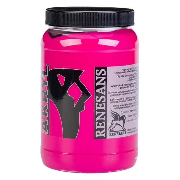 10 Magenta, farba akrylowa A'kryl Renesans 500 ml