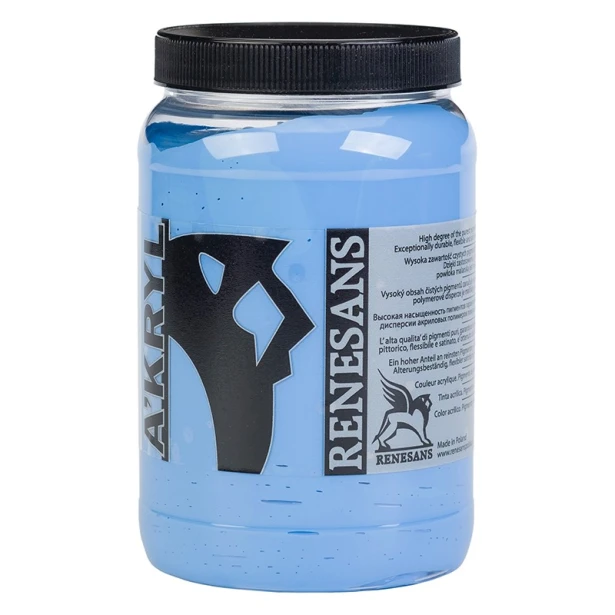 38 Błękit królewski, farba akrylowa A'kryl Renesans 500 ml