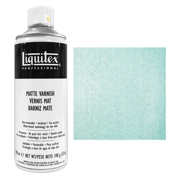 Werniks matowy do farb akrylowych Liquitex, spray 400ml