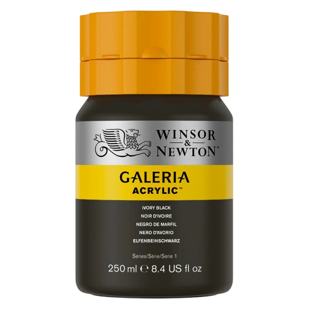 331 Ivory black, farba akrylowa serii Galeria 250 ml
