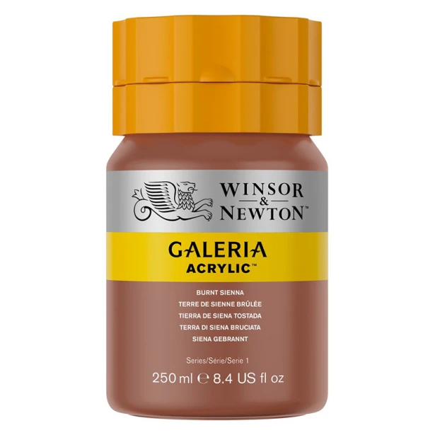 074 Burnt sienna, farba akrylowa serii Galeria 250 ml