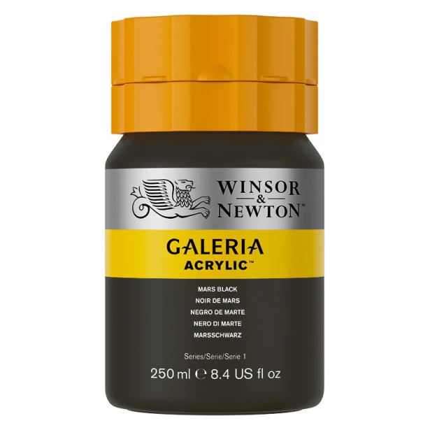 386 Mars black, farba akrylowa serii Galeria 250 ml