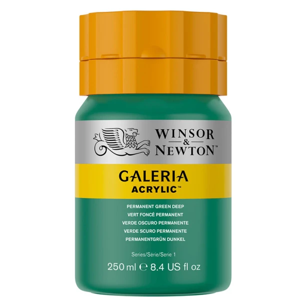 482 Permanent green deep, farba akrylowa serii Galeria 250 ml