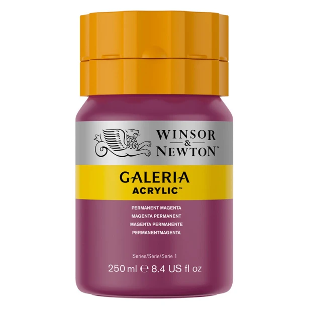 488 Permanent magenta, farba akrylowa serii Galeria 250 ml