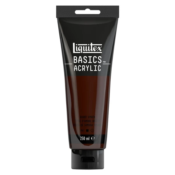 128 Burnt umber, farba akrylowa Liquitex 250 ml