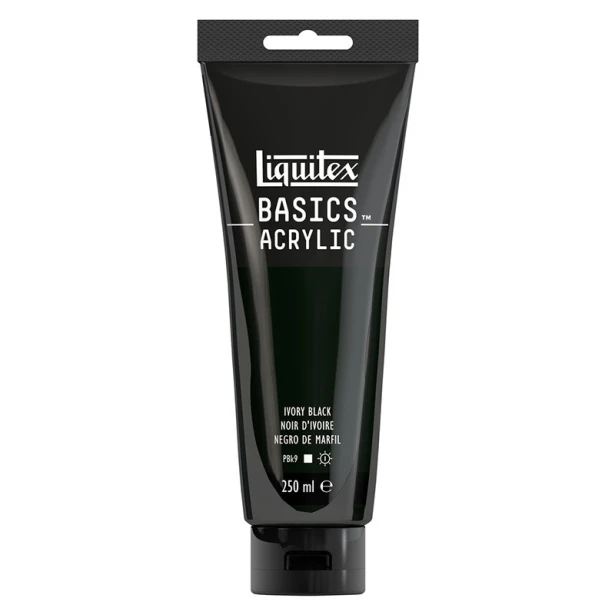 244 Ivory black, farba akrylowa Liquitex 250 ml